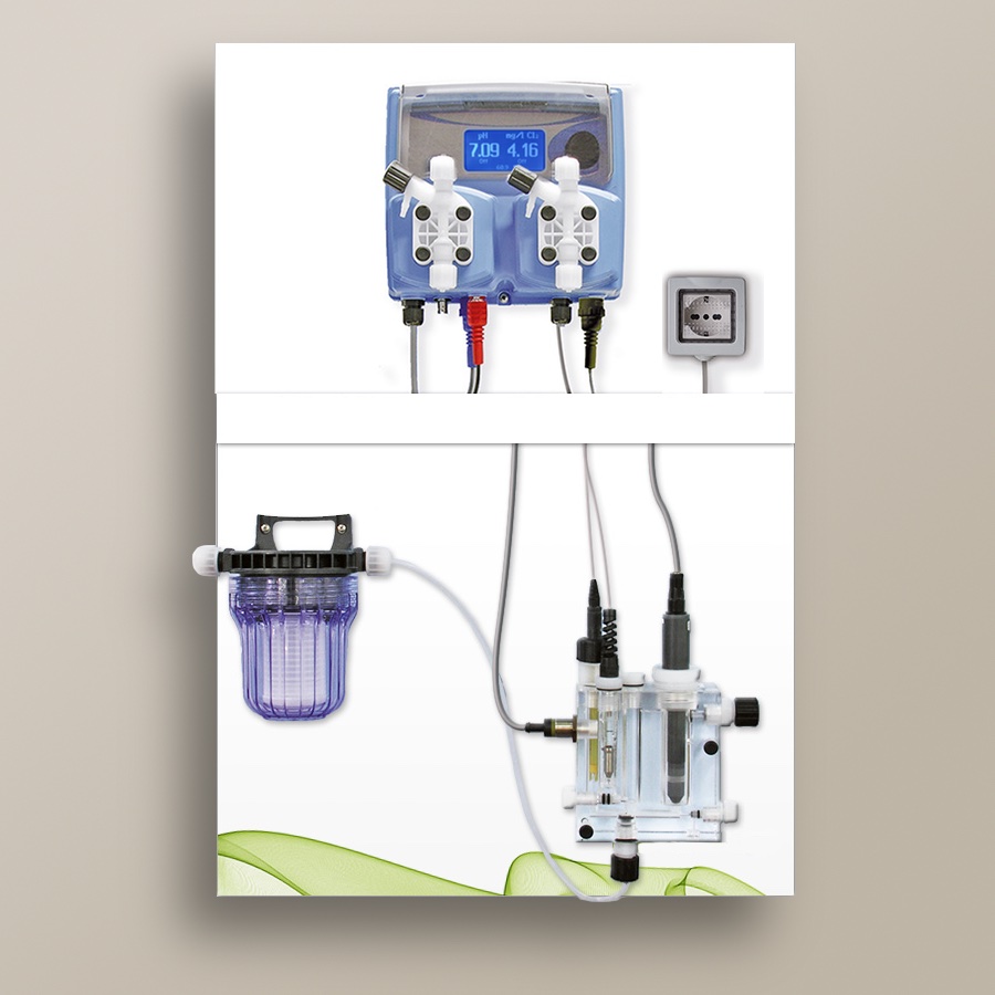 Sistemi sterilizzazione sale, pH, antialghe, cella amperometrica chiusa WDpHCA