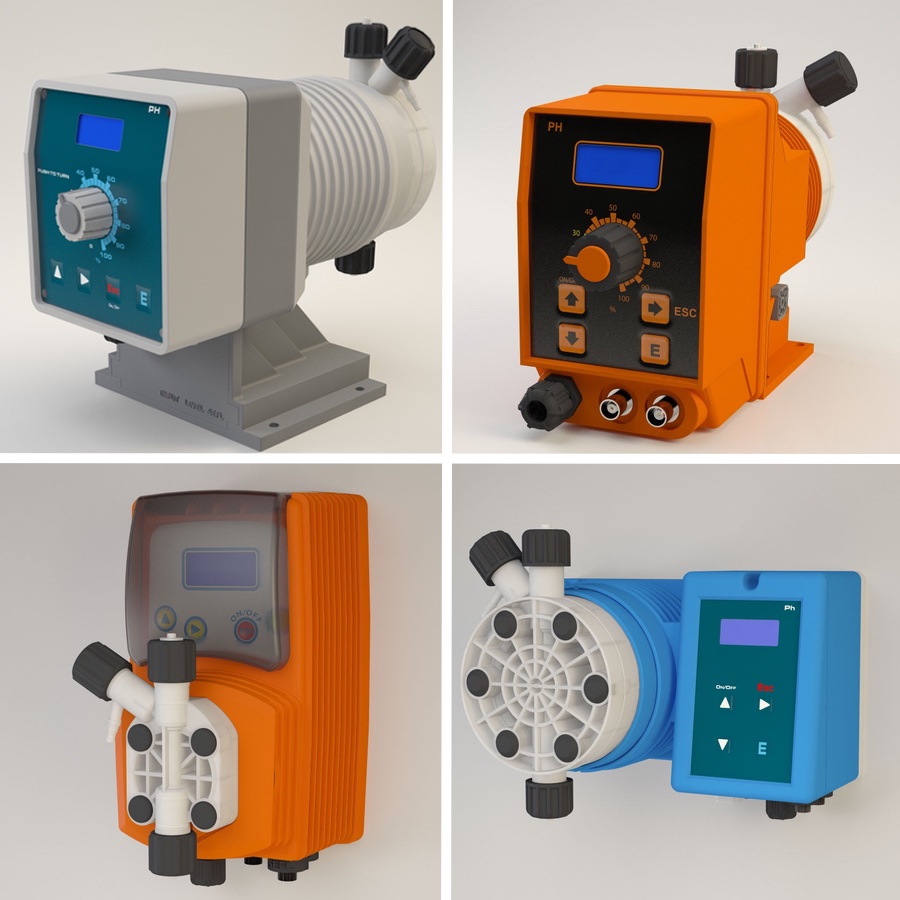 Pompe dosatrici AMS pH, TMS pH, KMS pH, VMS PO, VMS pH