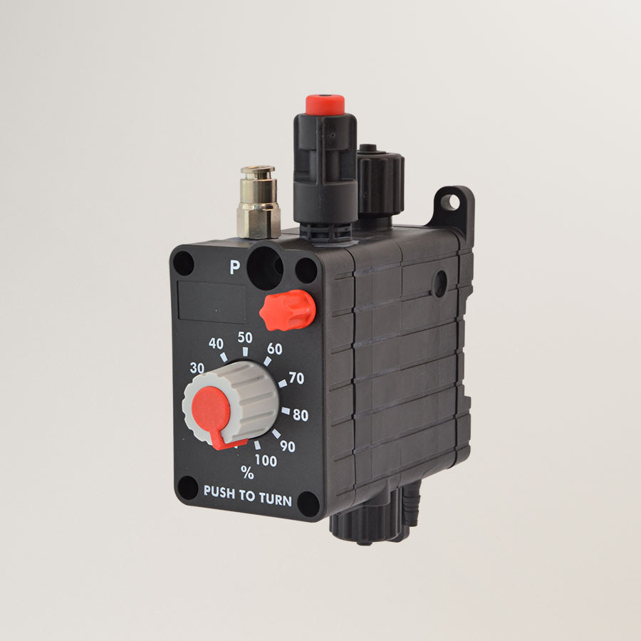 Pompe dosatrici RACP aria compressa autolavaggio con pulsante adescamento