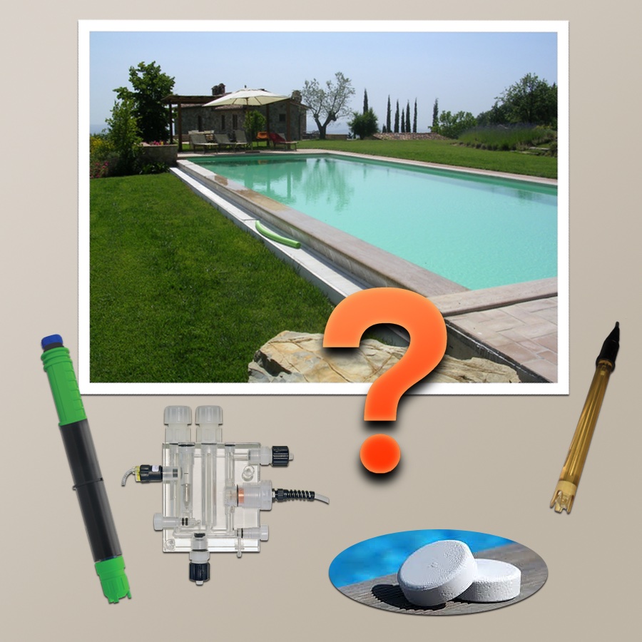 Clorare l'acqua acqua della piscina redox amperometrico tricloro