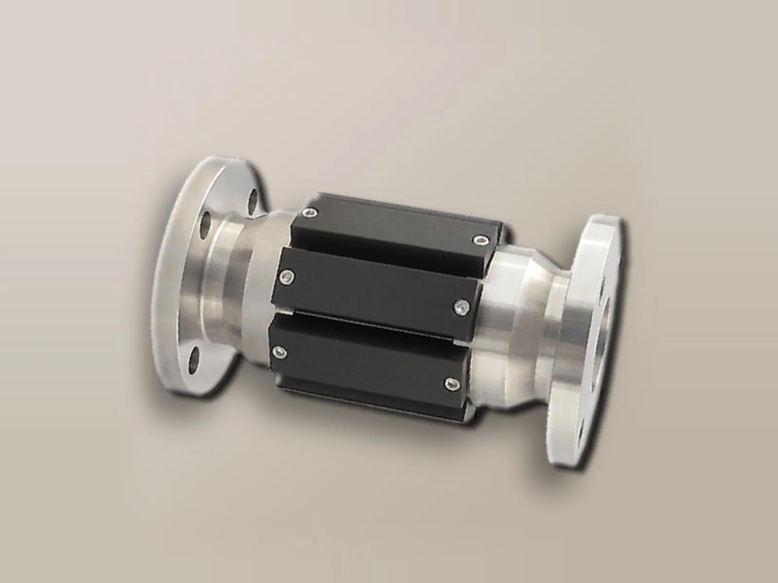 Anticalcare magnetico in acciaio inox con attacchi flangiati