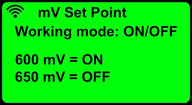 Set point pH e Redox (pHRhs)