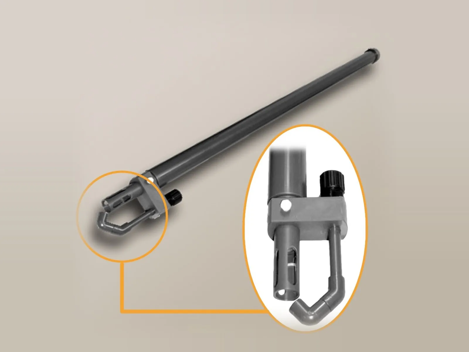 Probe holder with electrode cleaning nozzle