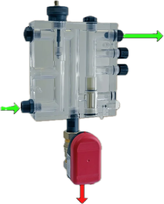 Manifold with bleed-off valve