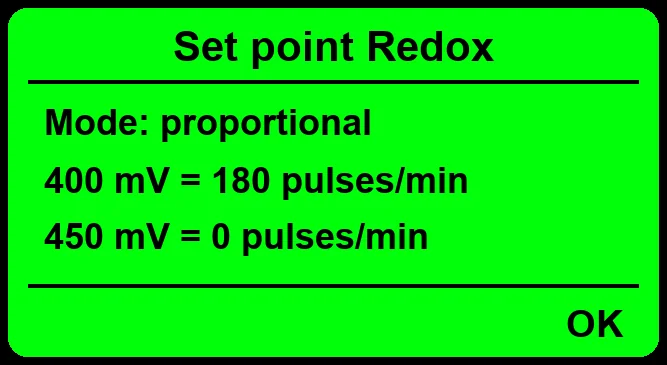 LDsRh display: set point setting