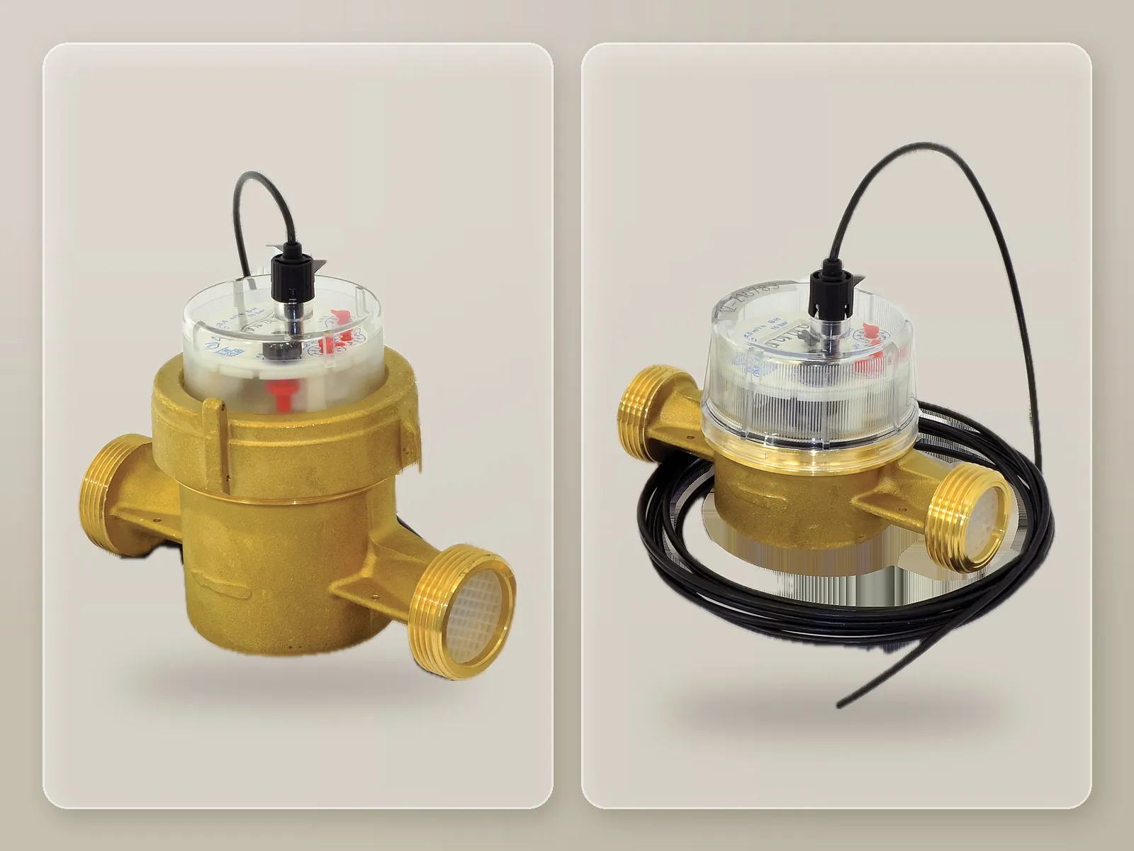 Pulse-output water meters