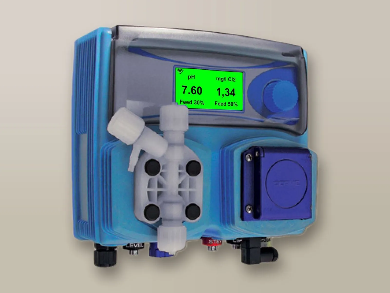 Strumento WDpHCls con presa per l’elettrocloratore a sale