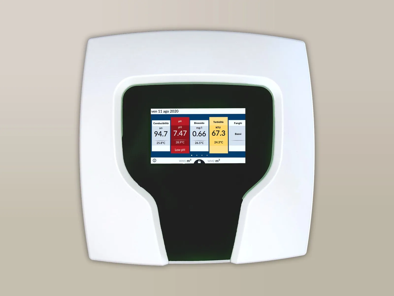 Strumento multiparametro Centurio con schermo touch