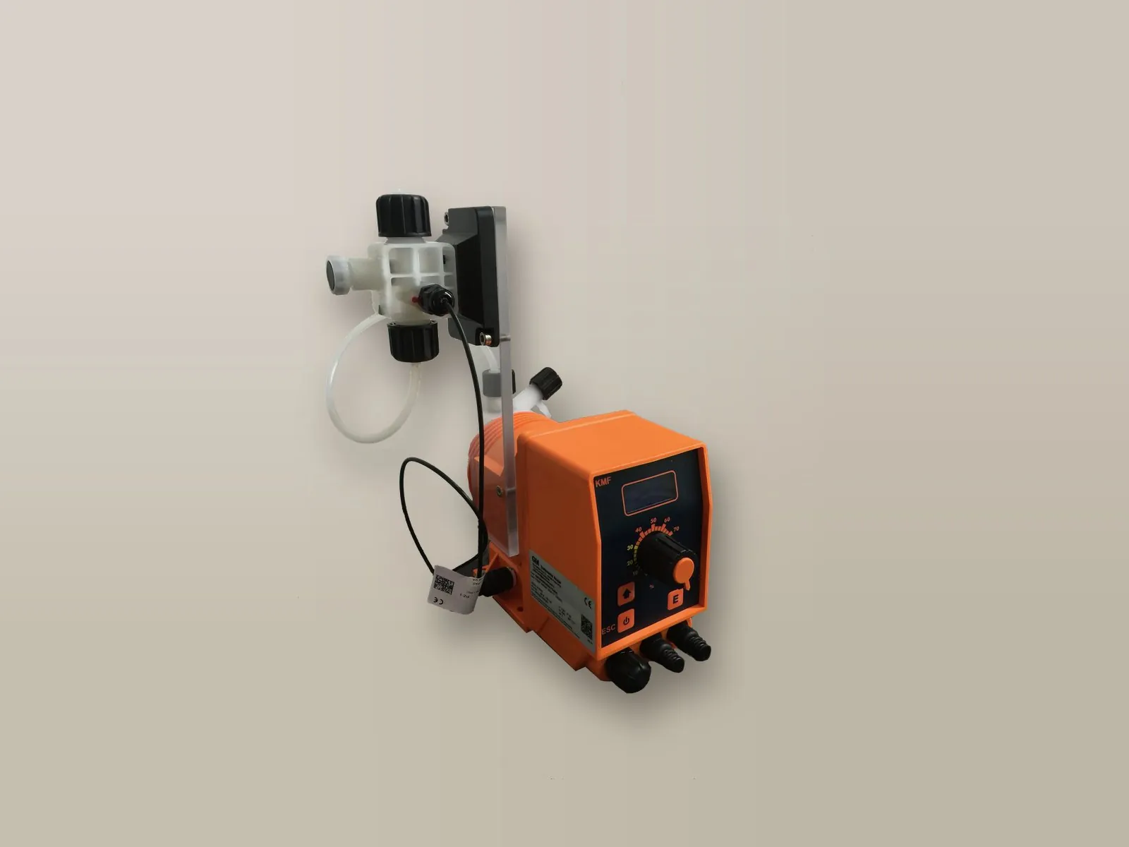 Pompa dosatrice KMS con sensore di flusso SEFL sulla mandata