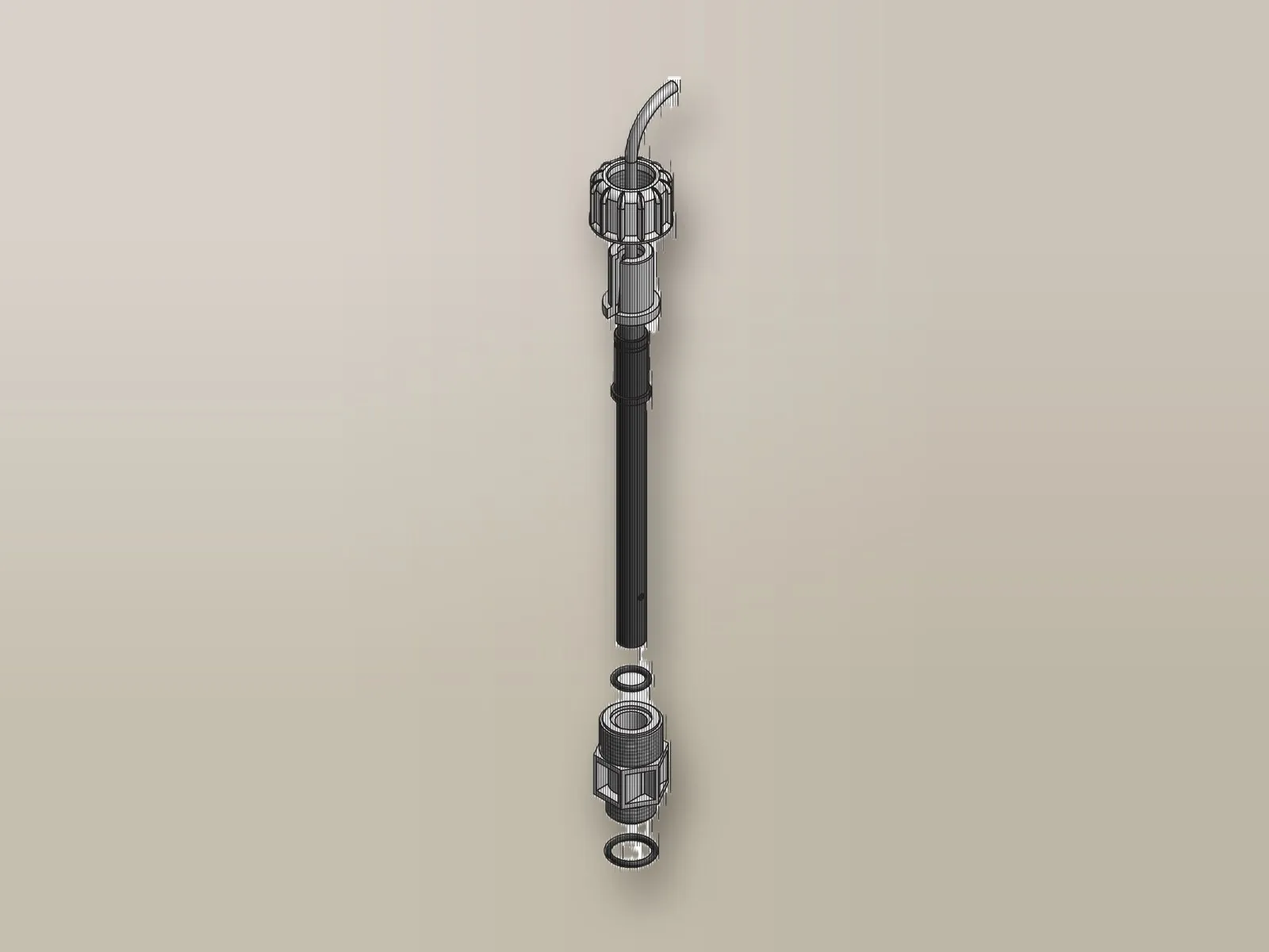 Sonda induttiva per installazione in linea